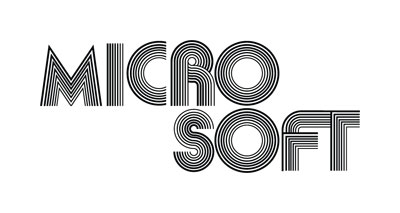 Microsoft first logo