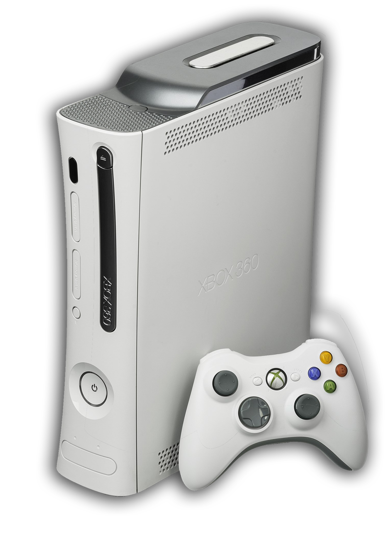 Xbox 360 game console and controller