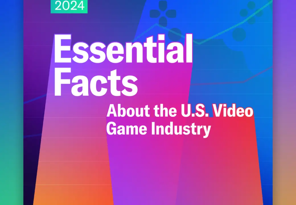 Essential Facts about the US video game industry digital poster