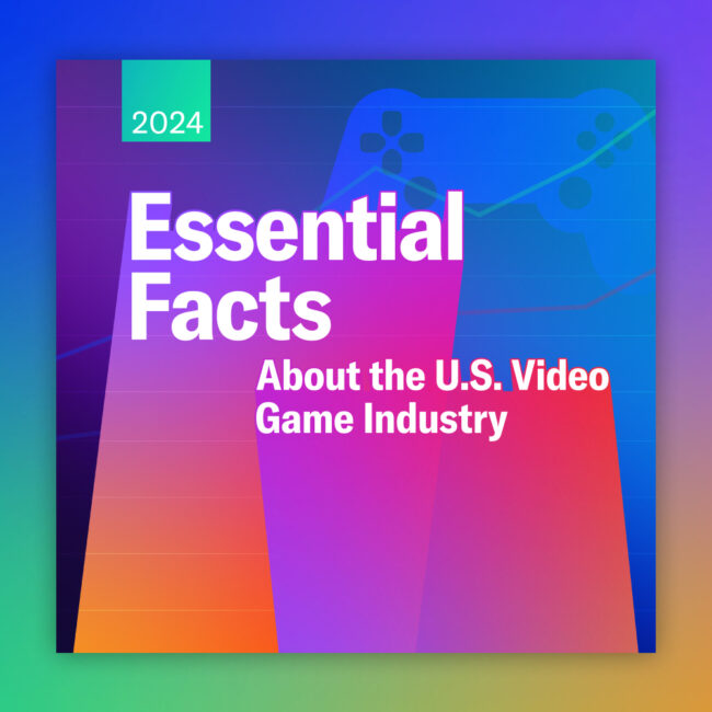 Essential Facts about the US video game industry digital poster